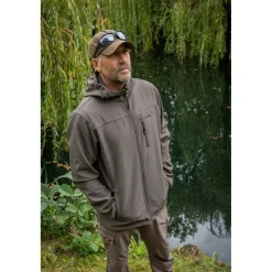Avid Carp Softshell Homme Thermite Softshell Jacket - Kaki