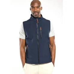 Bermudes Softshell Sans Manche Homme Seasalt - Navy