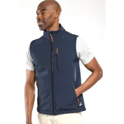Bermudes Softshell Sans Manche Homme Seasalt - Navy