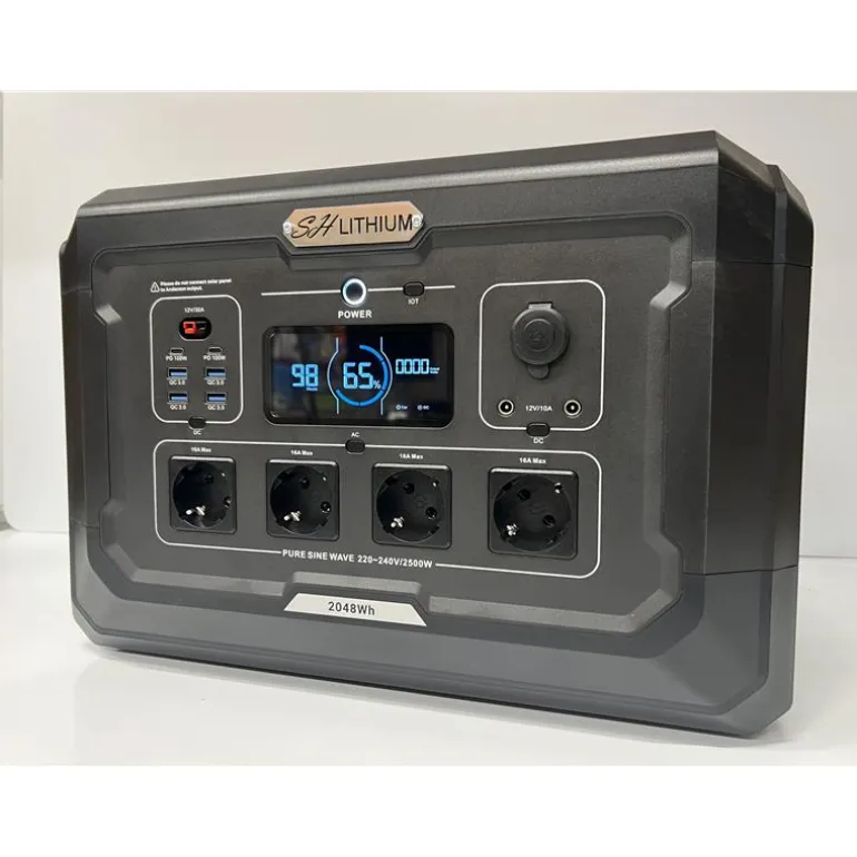 Station Portable Sh Lithium 2500W