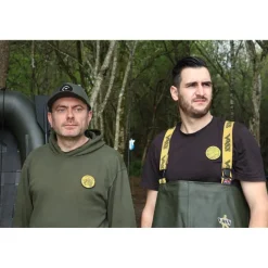 Sur vos traces Sweat À Capuche Pêche Personnalisable - Kaki