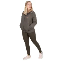 Sweat Femme Fox Wc Zipped Hoodie - Olive