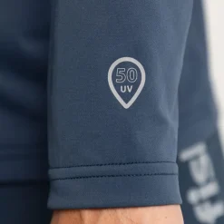 Sweat Homme Adventer & Fishing Golon Anti Uv À Capuche - Marine