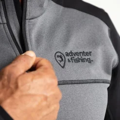 Adventer & Fishing Sweat Homme Trondheim - Titanium/Noir