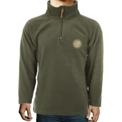 Bartavel Sweat Homme Oslo Truite Micropolaire - Kaki
