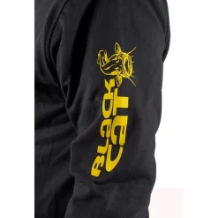 Black Cat Sweat Homme Black Hoody - Noir