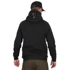 Fox Sweat Homme Collection Lw Hoody Black & Orange - Noir