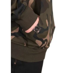 Fox Sweat Homme Lw Khaki/Camo Split Zip Hoody - Camo