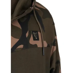 Fox Sweat Homme Lw Khaki/Camo Split Zip Hoody - Kaki/Camo