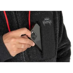 Fox Rage Sweat Homme Reversible Sherpa Hoody - Noir
