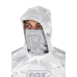 Fox Rage Sweat Homme Uv Hooded Light Camo Top - Gris