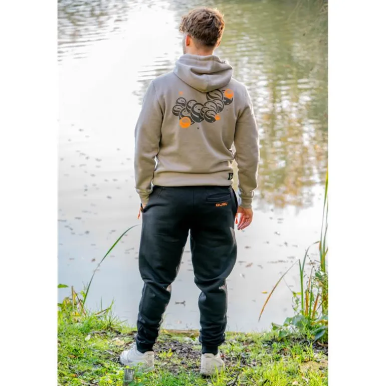 Sweat Homme Guru Grey Circles Hoodie - Gris