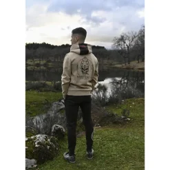 Sweat Homme Hot Spot Design Hoodie Hardheaded - Beige