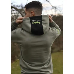 Sweat Homme Hot Spot Design Hoodie Carpfishing Mania - Vert