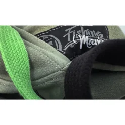 Sweat Homme Hot Spot Design Hoodie Carpfishing Mania - Vert