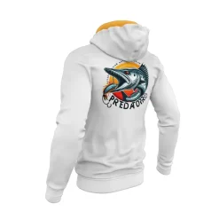 Hot Spot Design Sweat Homme Predator Barracuda - Blanc