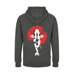 Sweat Homme Kumu Rising Sun Grey Hoodie - Gris