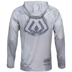 Mikado Sweat Homme Long Sleeve Hoodie With Upf Filter - Gris