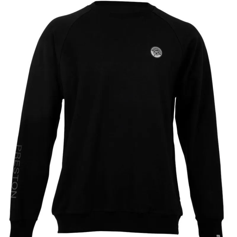 Preston Innovations Sweat Homme Black Minimal Sweatshirt - Noir