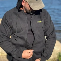 Pro Elite Baits Sweat Homme Zippé - Noir