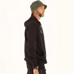 Trakker Sweat Homme Cr Logo Hoody Black Camo - Noir