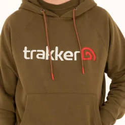 Sweat Homme Trakker Cr Logo Hoody - Kaki