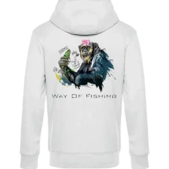 Sweat Homme W.O.F. Bonobo - Blanc