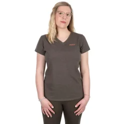 Fox Tee Shirt Manches Courtes Femme Wc V Neck T - Olive