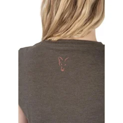 Fox Tee Shirt Manches Courtes Femme Wc V Neck T - Olive