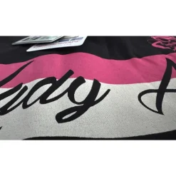 Tee Shirt Manches Courtes Femme Hot Spot Design Lady Angler 2.0 - Noir
