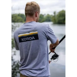 Tee Shirt Manches Courtes Homme Korda Lakebed - Gris