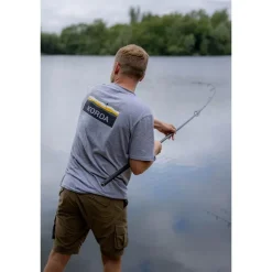 Tee Shirt Manches Courtes Homme Korda Lakebed - Gris