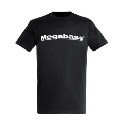 Tee Shirt Manches Courtes Homme Megabass - Noir