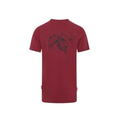 Trakker Tee Shirt Manches Courtes Homme Ripple T-Shirt - Bordeaux