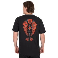 Fox Tee Shirt Manches Courtes Homme Orange Indicator T - Noir