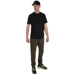 Fox Tee Shirt Manches Courtes Homme Collection Lw Jogger Green & Black - Noir