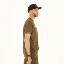 Tee Shirt Manches Courtes Homme Fox Circle T - Marron