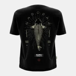 Kumu Tee Shirt Manches Courtes Homme Make Your Own Luck - Noir