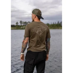 Tee Shirt Manches Courtes Homme W.O.F. Bonobo - Noir
