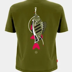 Kumu Tee Shirt Manches Courtes Homme Earn Your Stripes - Kaki