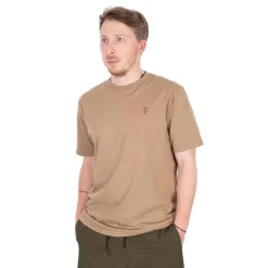 Tee Shirt Manches Courtes Homme Fox Collection T - Tan