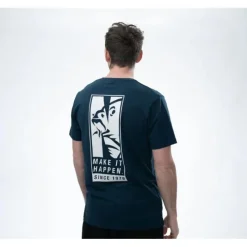 Nash Tee Shirt Manches Courtes Homme Make It Happen Since 1978 - Navy