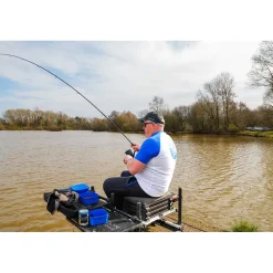Tee Shirt Manches Courtes Homme Monsieur Pêcheur C'est Pas La Taille Qui Compte - Brochet - Noir