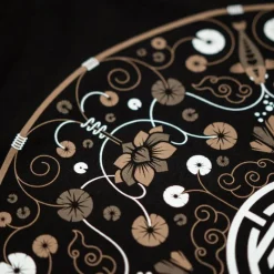 Kumu Tee Shirt Manches Courtes Homme Lotus - Noir
