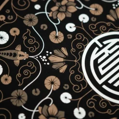 Kumu Tee Shirt Manches Courtes Homme Lotus - Noir