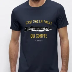 Tee Shirt Manches Courtes Homme Kumu Little Red - Noir