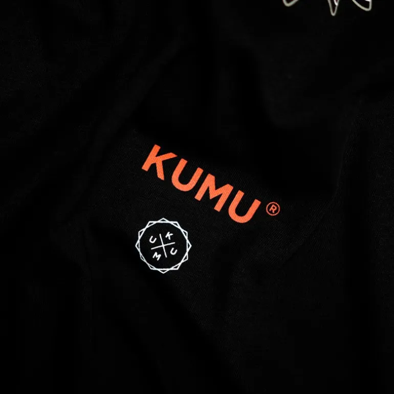 Tee Shirt Manches Courtes Homme Kumu Little Red - Noir