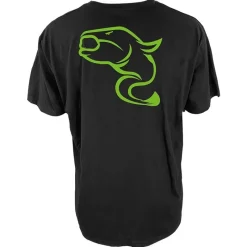 Zeck Tee Shirt Manches Courtes Homme Catfish Big Boy T-Shirt - Noir