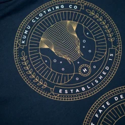 Kumu Tee Shirt Manches Courtes Homme Heads Or Tail - Bleu