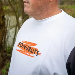 Sonubaits Tee Shirt Manches Courtes Homme - Blanc